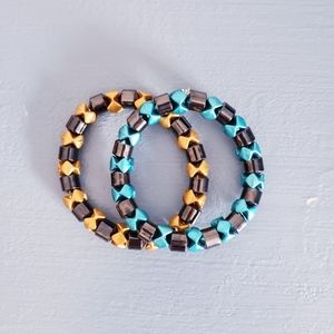 Two Metal Bracelets